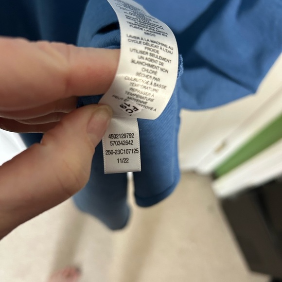 Chico’s Shoshoni High/Low Knee Dress - Bijou Blue Size Medium. Tank Style casual - Picture 9 of 10